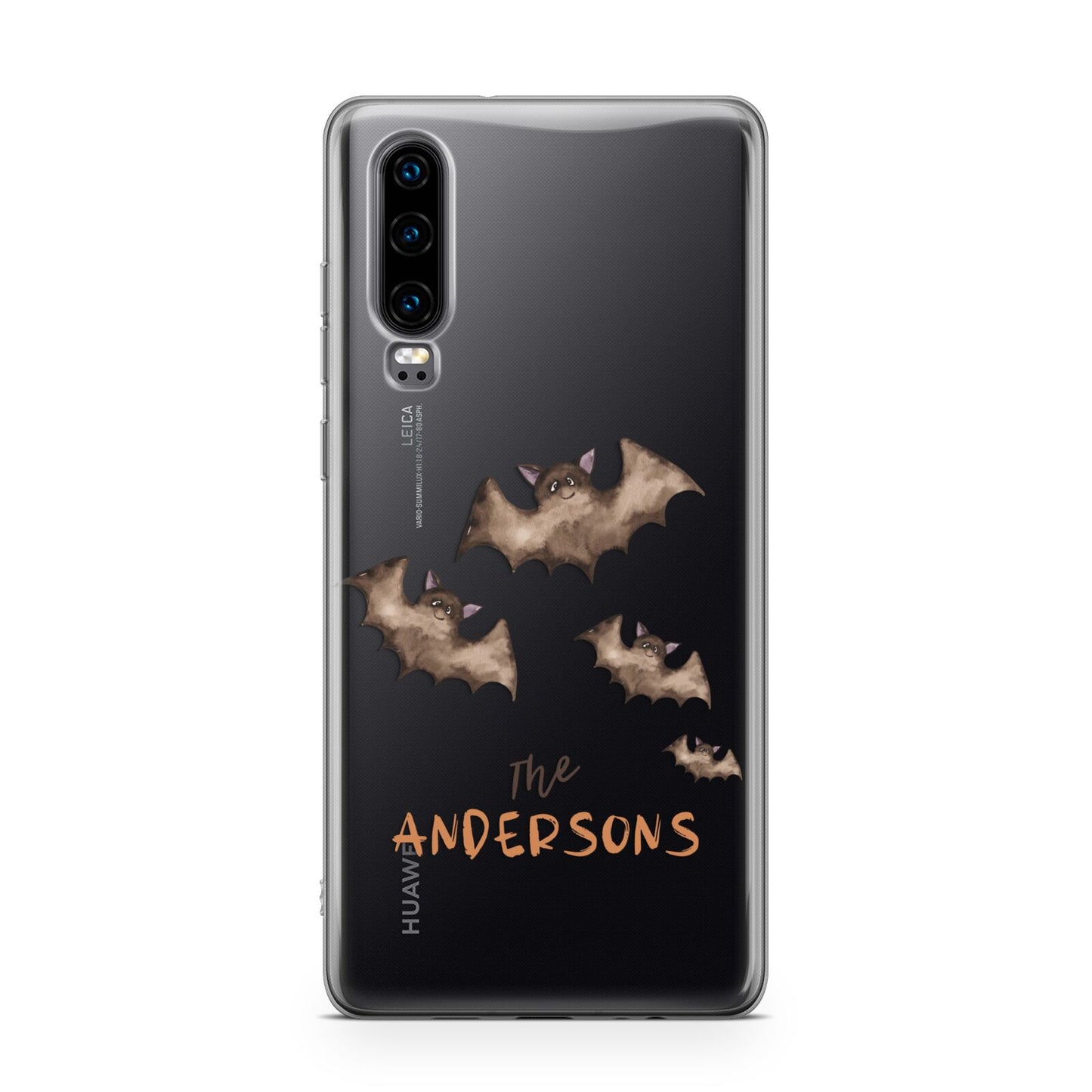 Bat Family Personalised Huawei P30 Phone Case