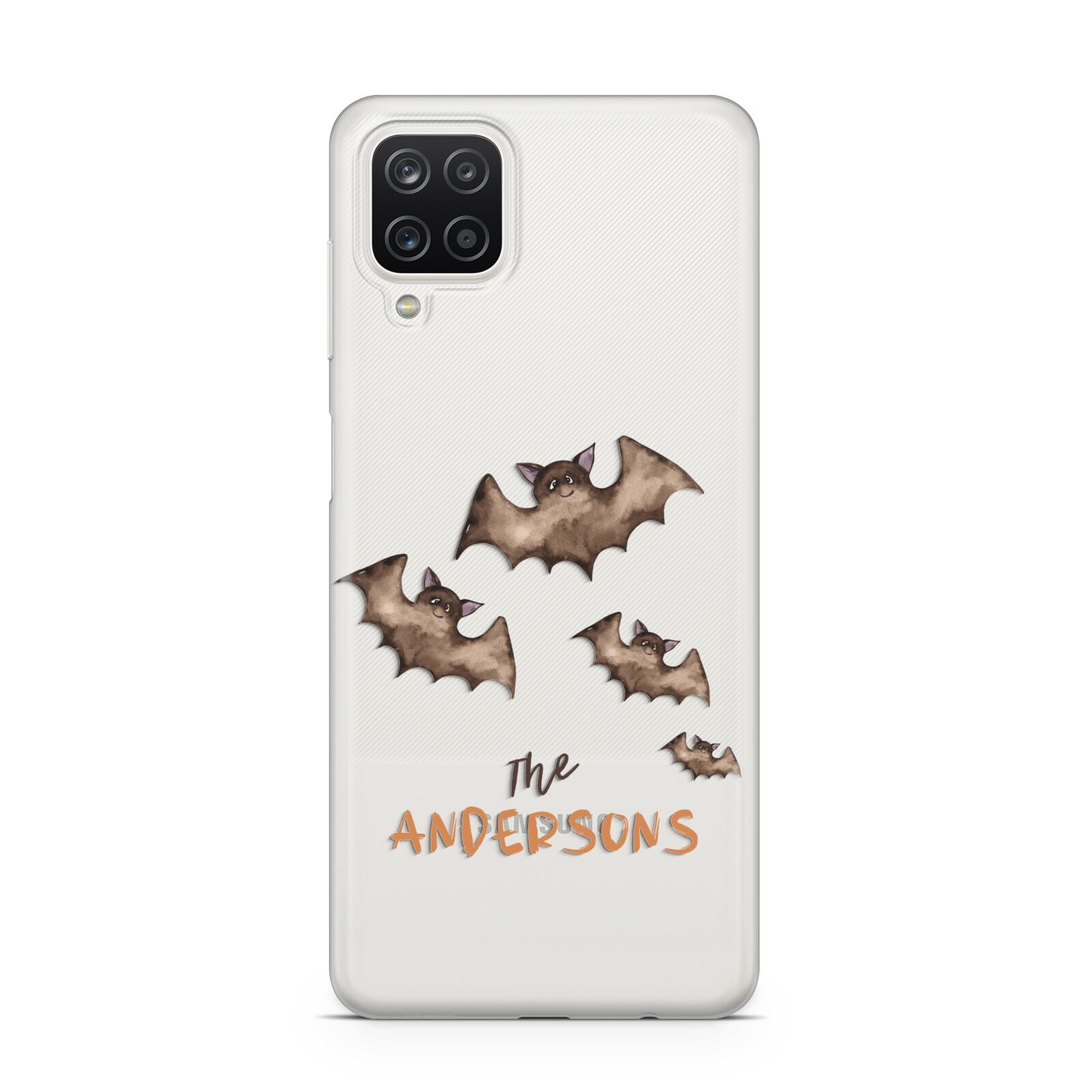 Bat Family Personalised Samsung A12 Case