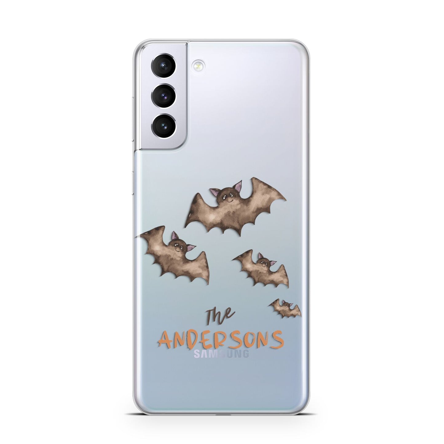 Bat Family Personalised Samsung S21 Plus Case