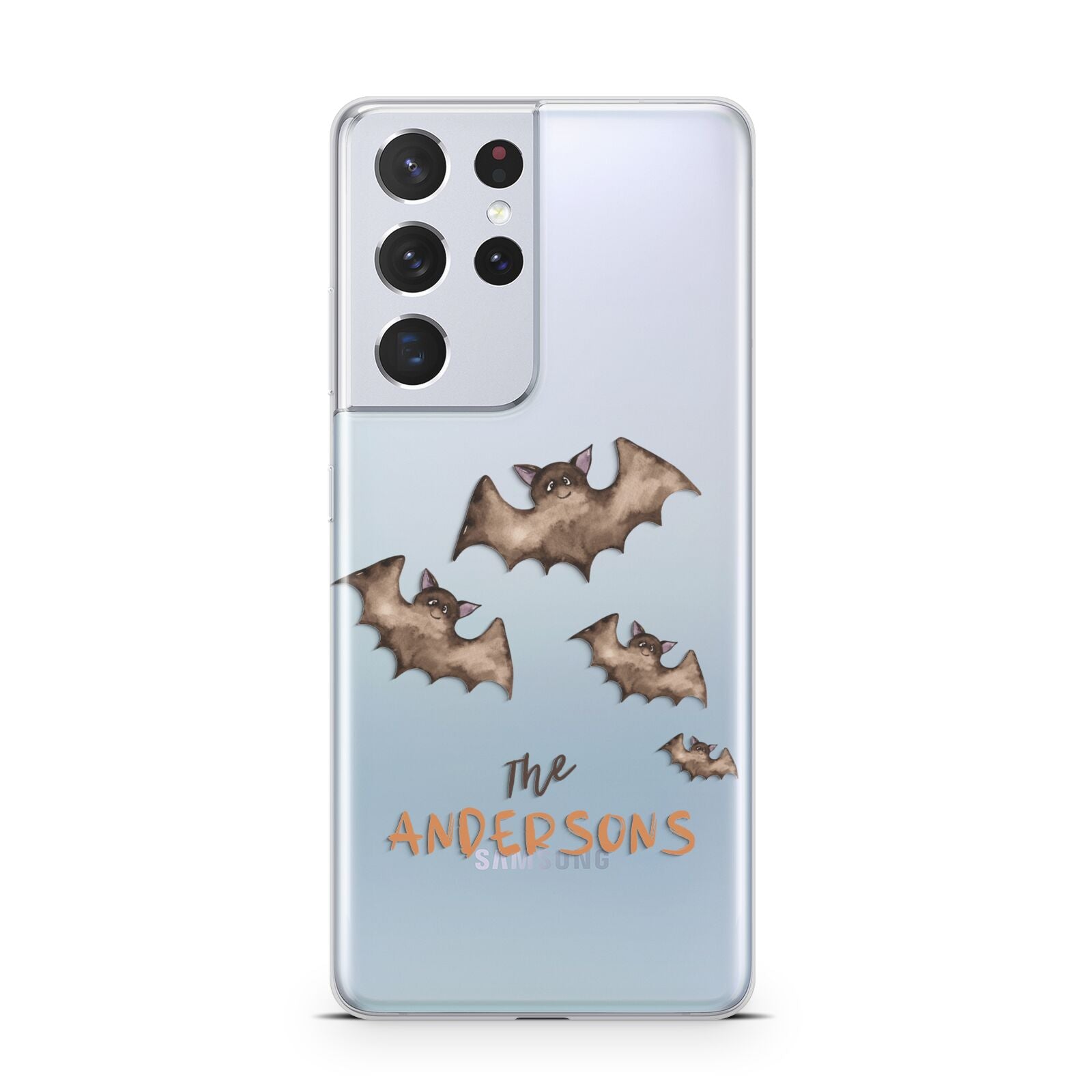 Bat Family Personalised Samsung S21 Ultra Case