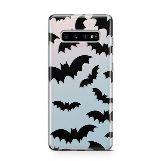 Bat Halloween Print Protective Samsung Galaxy Case