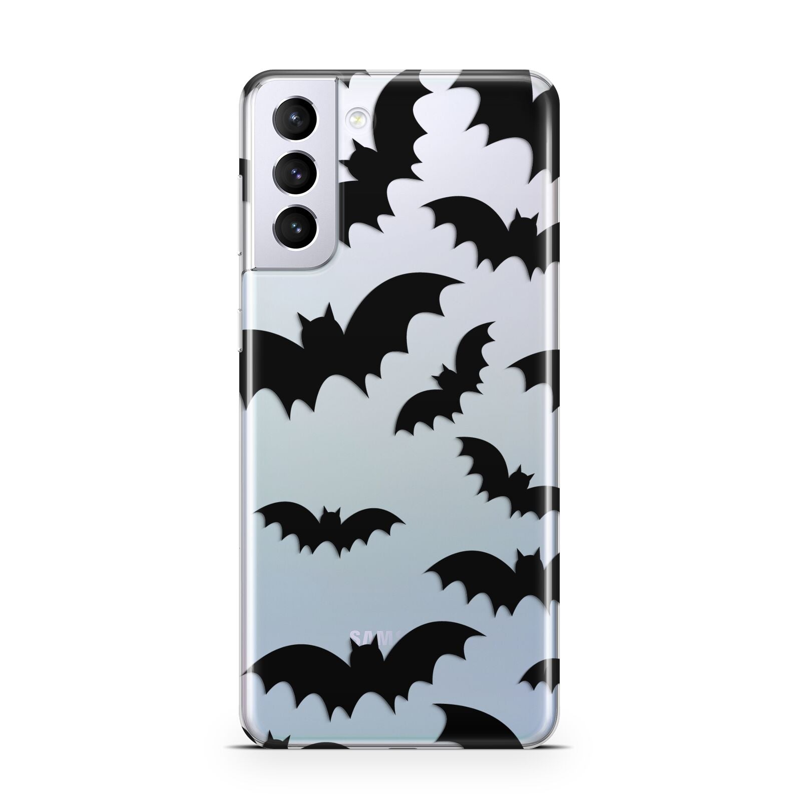 Bat Halloween Print Samsung S21 Plus Case