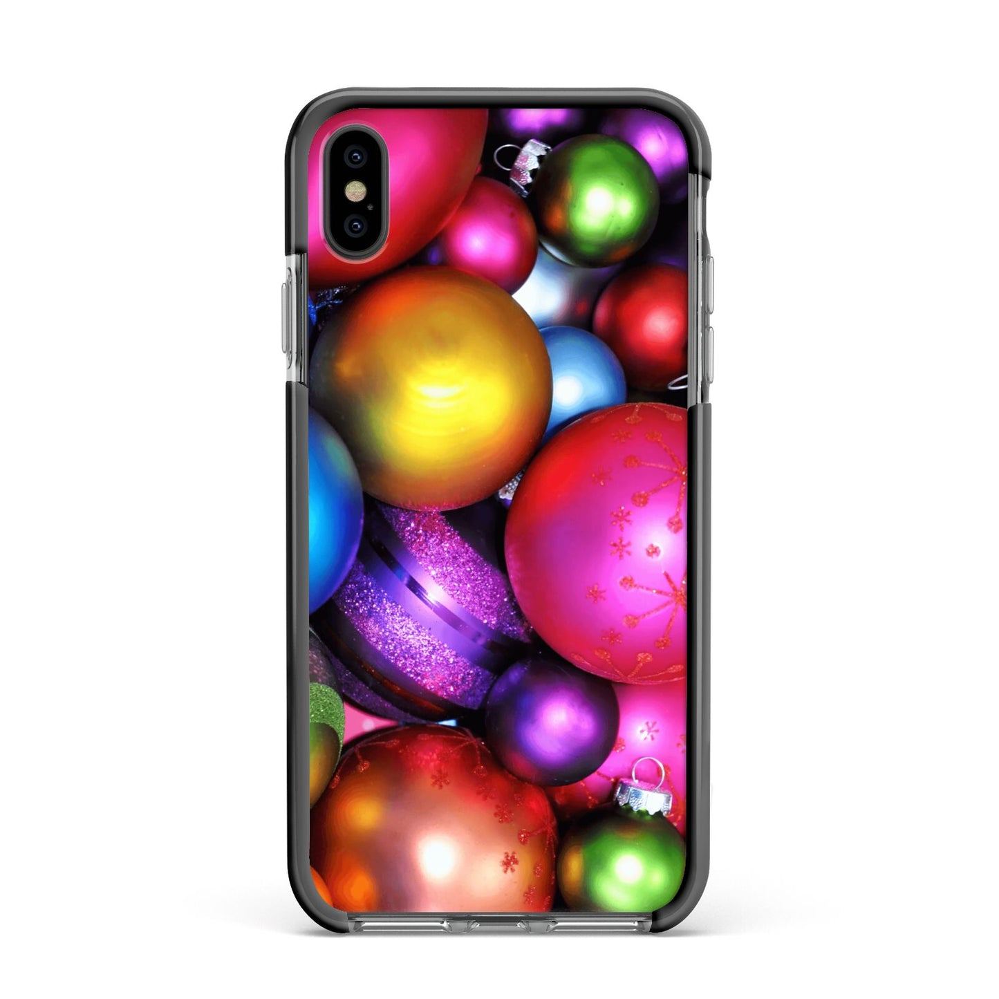 Bauble Apple iPhone Xs Max Impact Case Black Edge on Black Phone