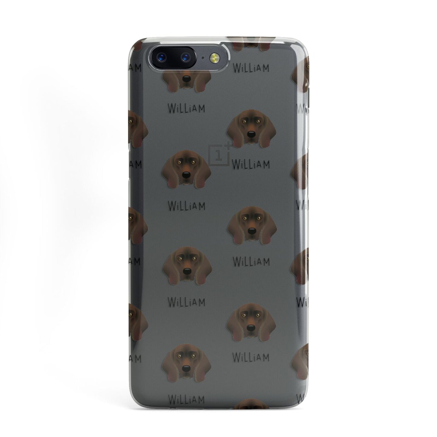 Bavarian Mountain Hound Icon with Name OnePlus Case