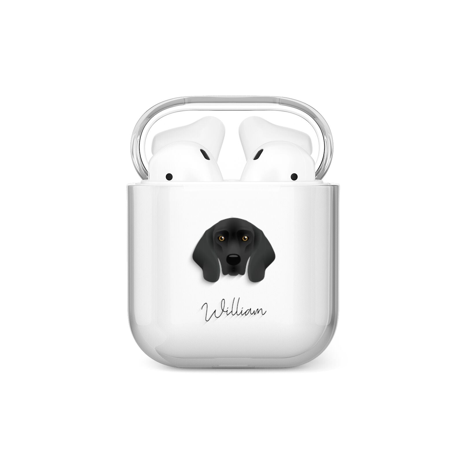 Bavarian Mountain Hound Personalised AirPods Case