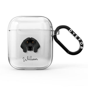 Bavarian Mountain Hound Personalised AirPods Case