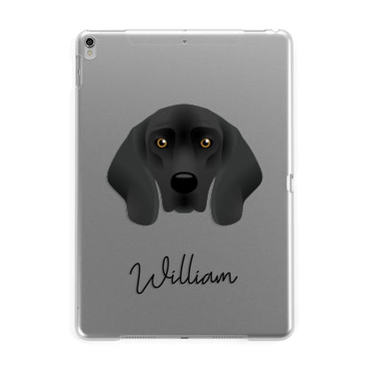 Bavarian Mountain Hound Personalised Apple iPad Silver Case