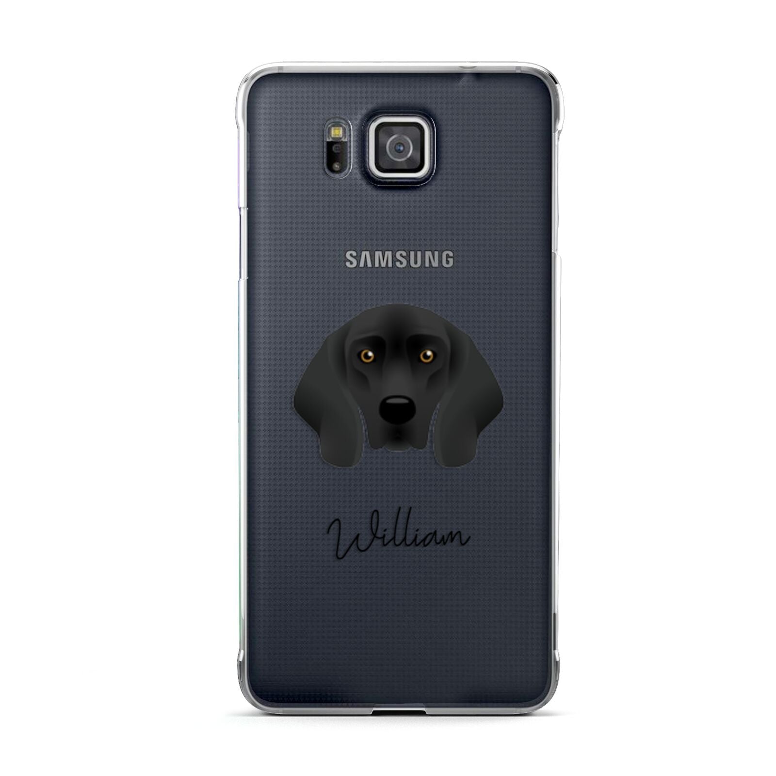 Bavarian Mountain Hound Personalised Samsung Galaxy Alpha Case