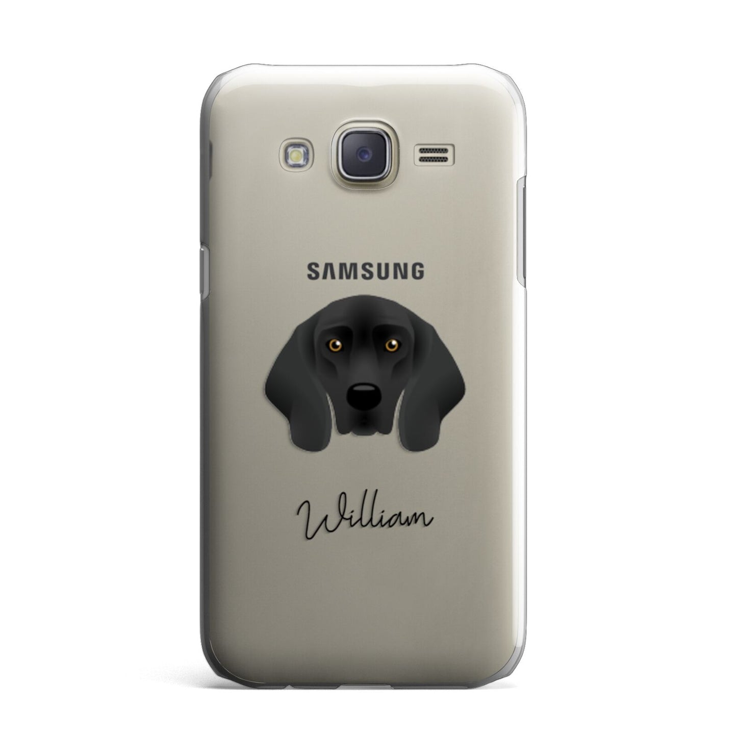 Bavarian Mountain Hound Personalised Samsung Galaxy J7 Case