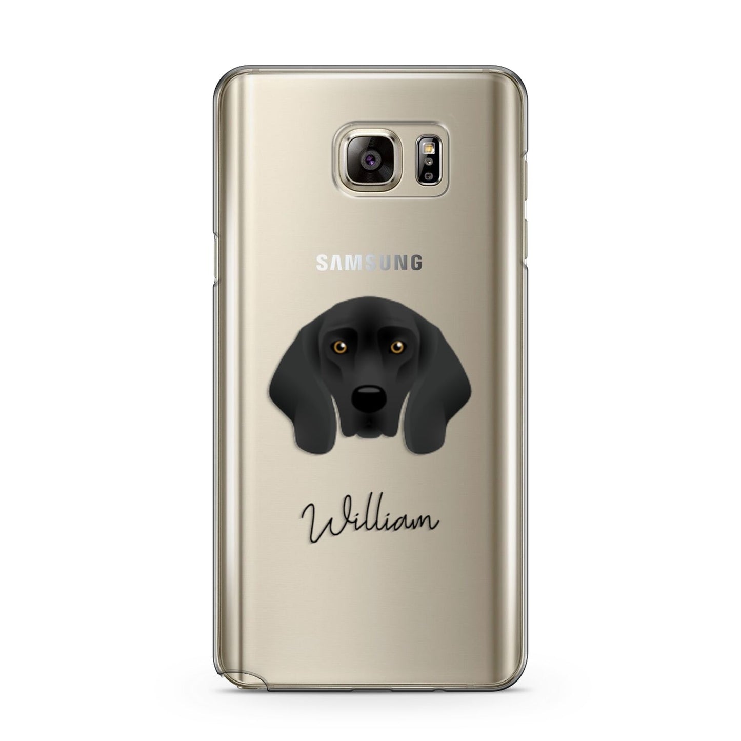 Bavarian Mountain Hound Personalised Samsung Galaxy Note 5 Case