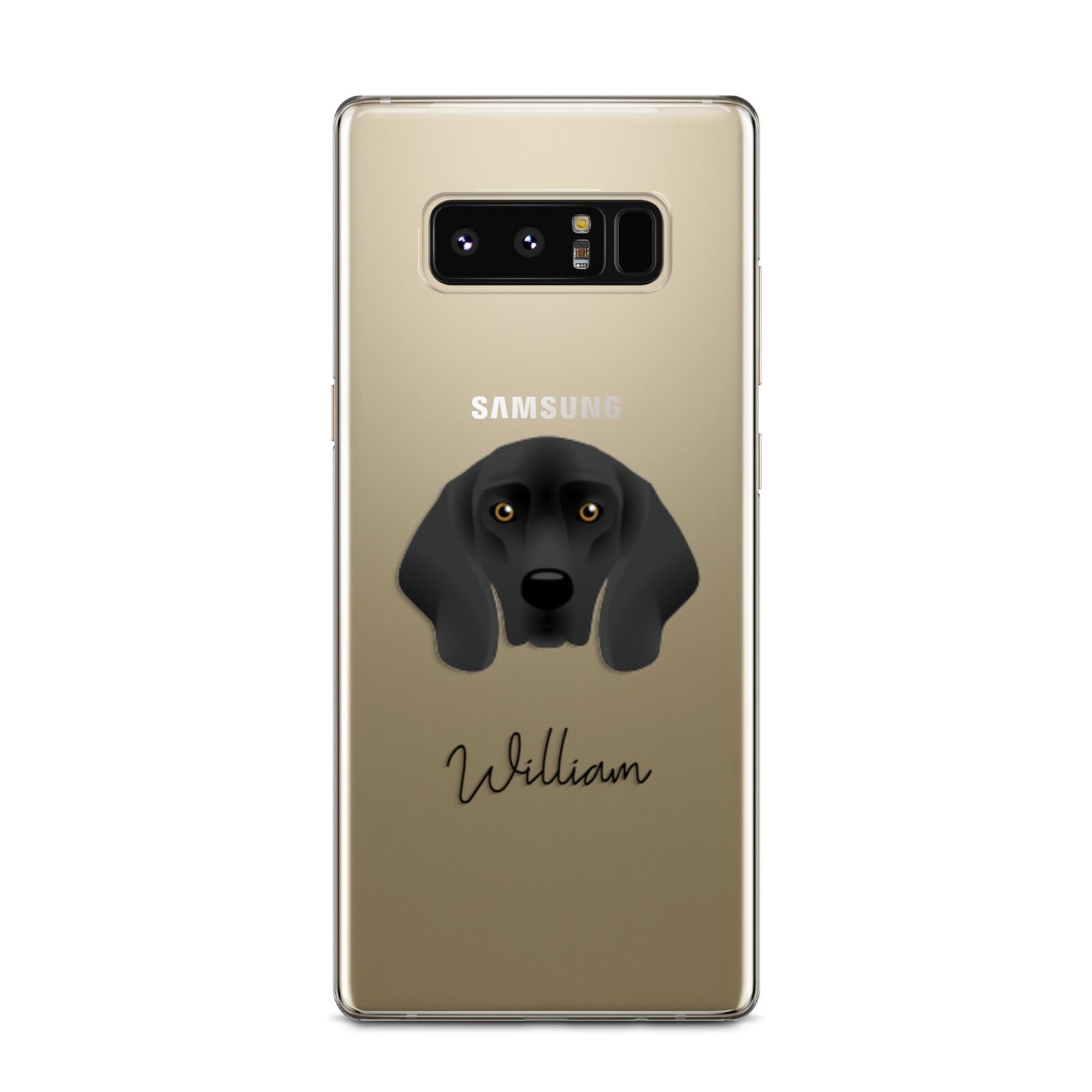 Bavarian Mountain Hound Personalised Samsung Galaxy Note 8 Case