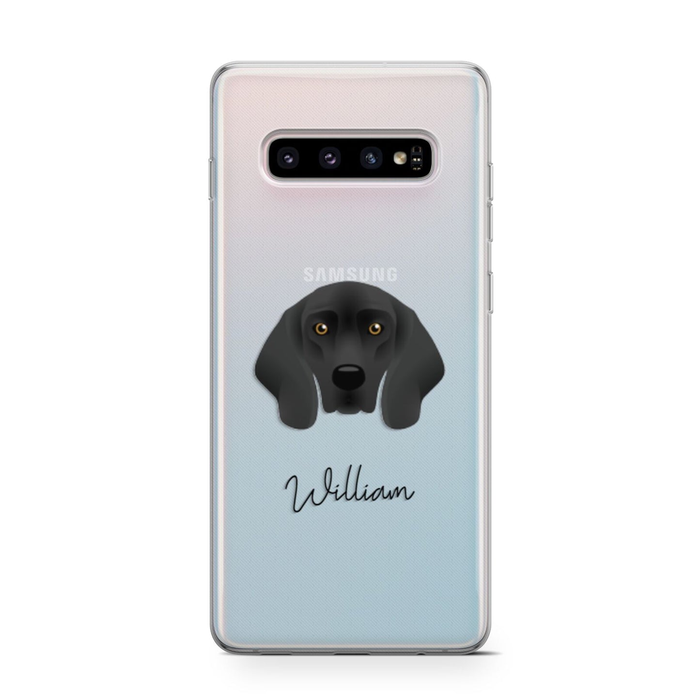 Bavarian Mountain Hound Personalised Samsung Galaxy S10 Case