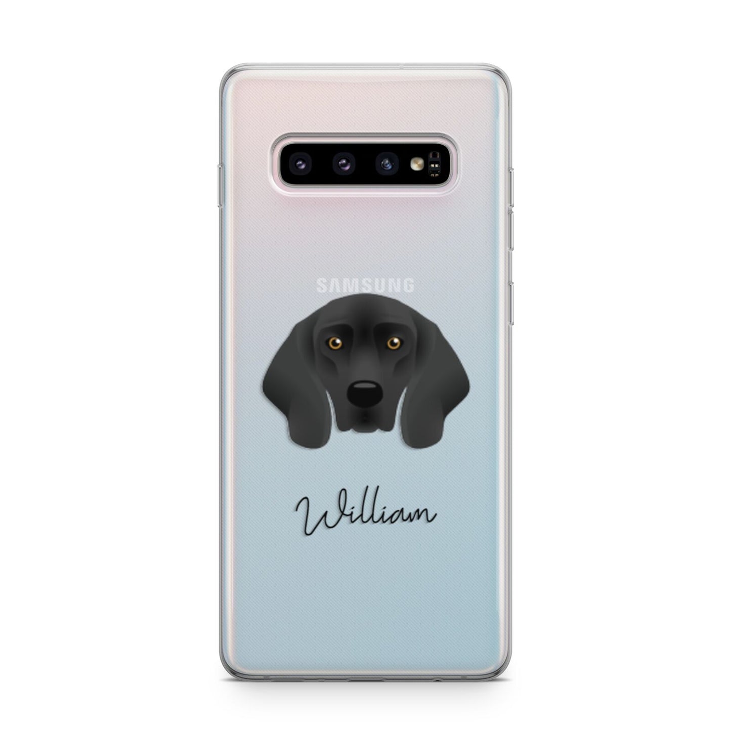 Bavarian Mountain Hound Personalised Samsung Galaxy S10 Plus Case