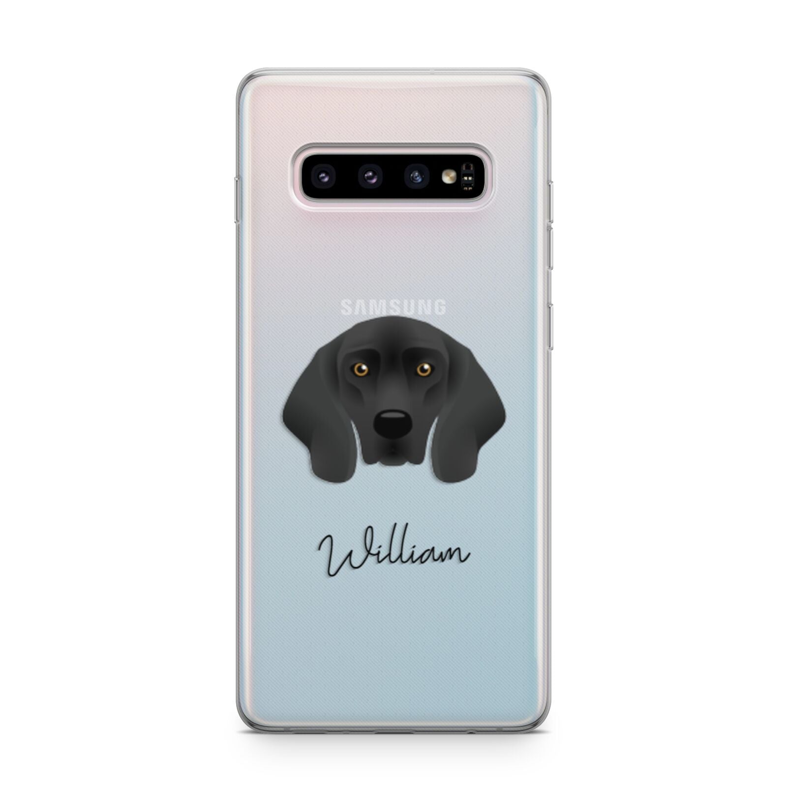 Bavarian Mountain Hound Personalised Samsung Galaxy S10 Plus Case