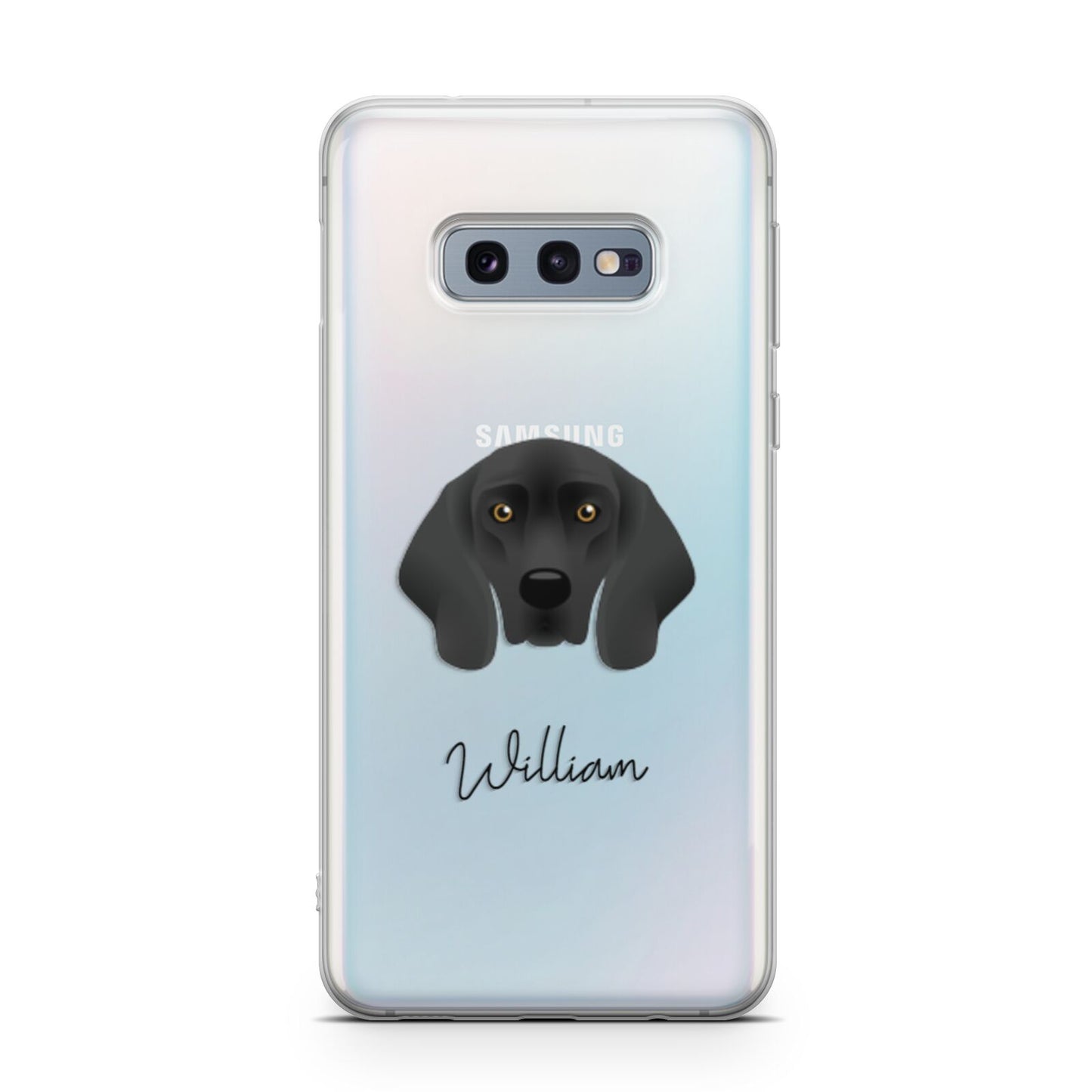 Bavarian Mountain Hound Personalised Samsung Galaxy S10E Case