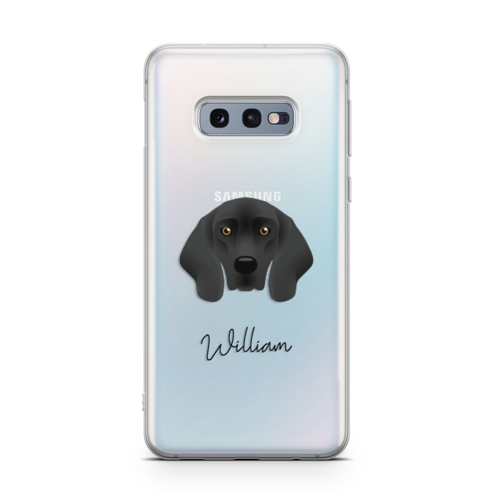 Bavarian Mountain Hound Personalised Samsung Galaxy S10E Case