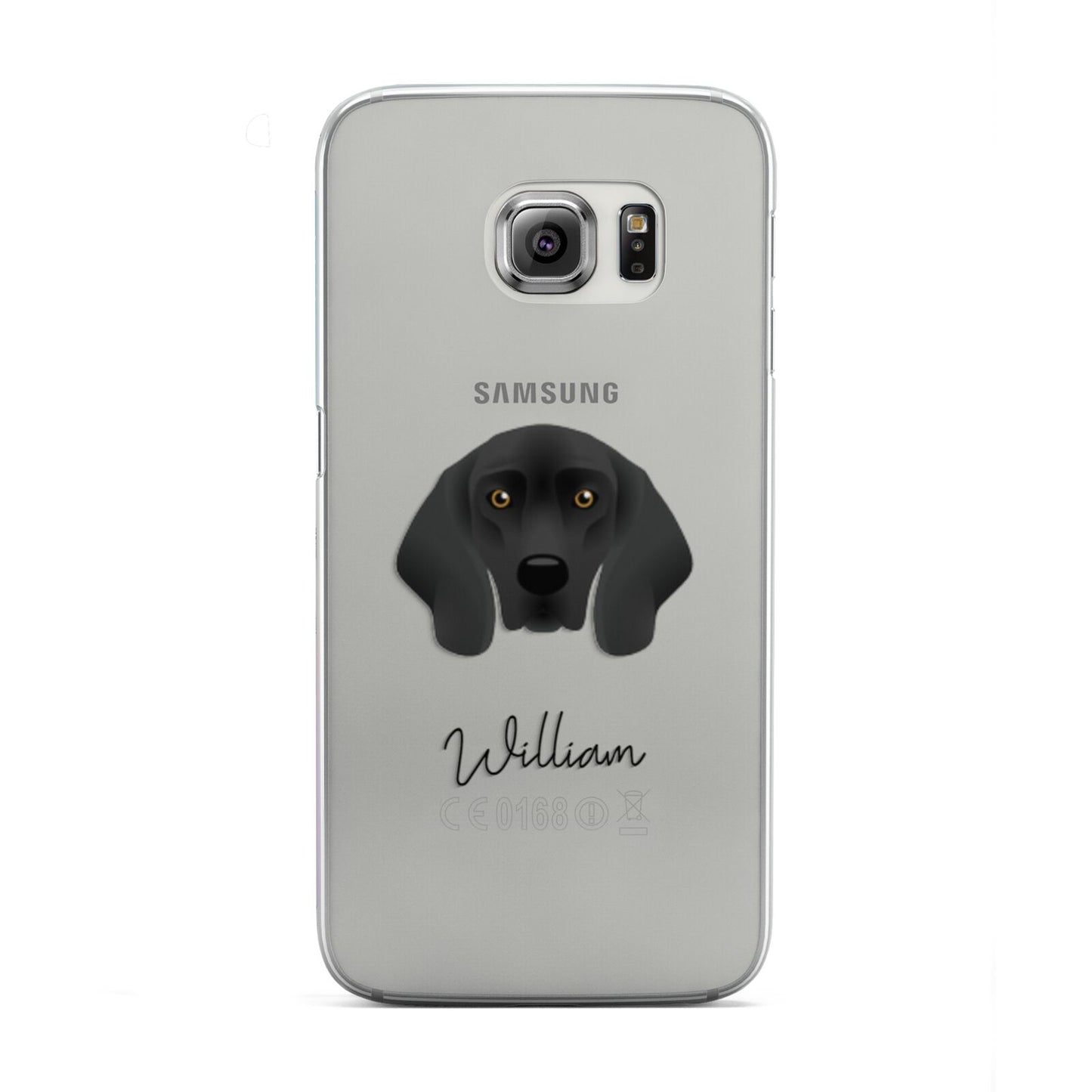 Bavarian Mountain Hound Personalised Samsung Galaxy S6 Edge Case