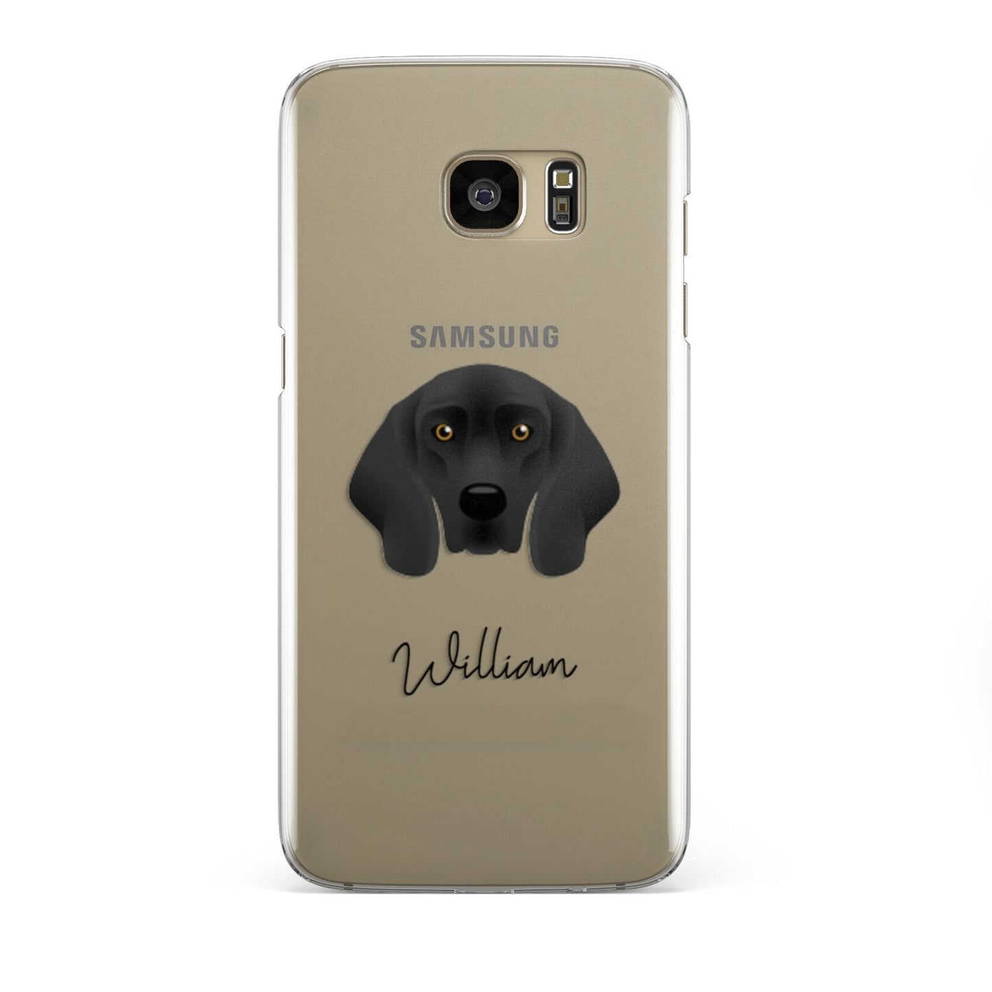 Bavarian Mountain Hound Personalised Samsung Galaxy S7 Edge Case