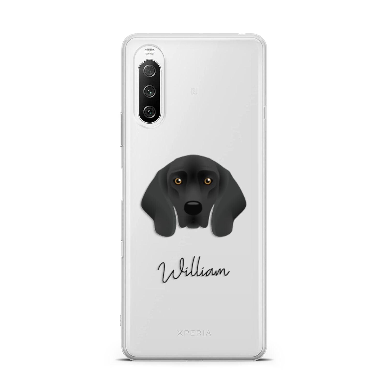 Bavarian Mountain Hound Personalised Sony Xperia 10 III Case