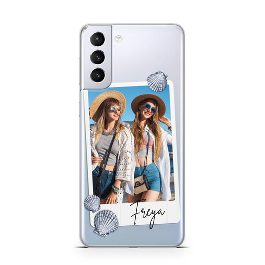 Beach Photo Samsung S21 Plus Phone Case