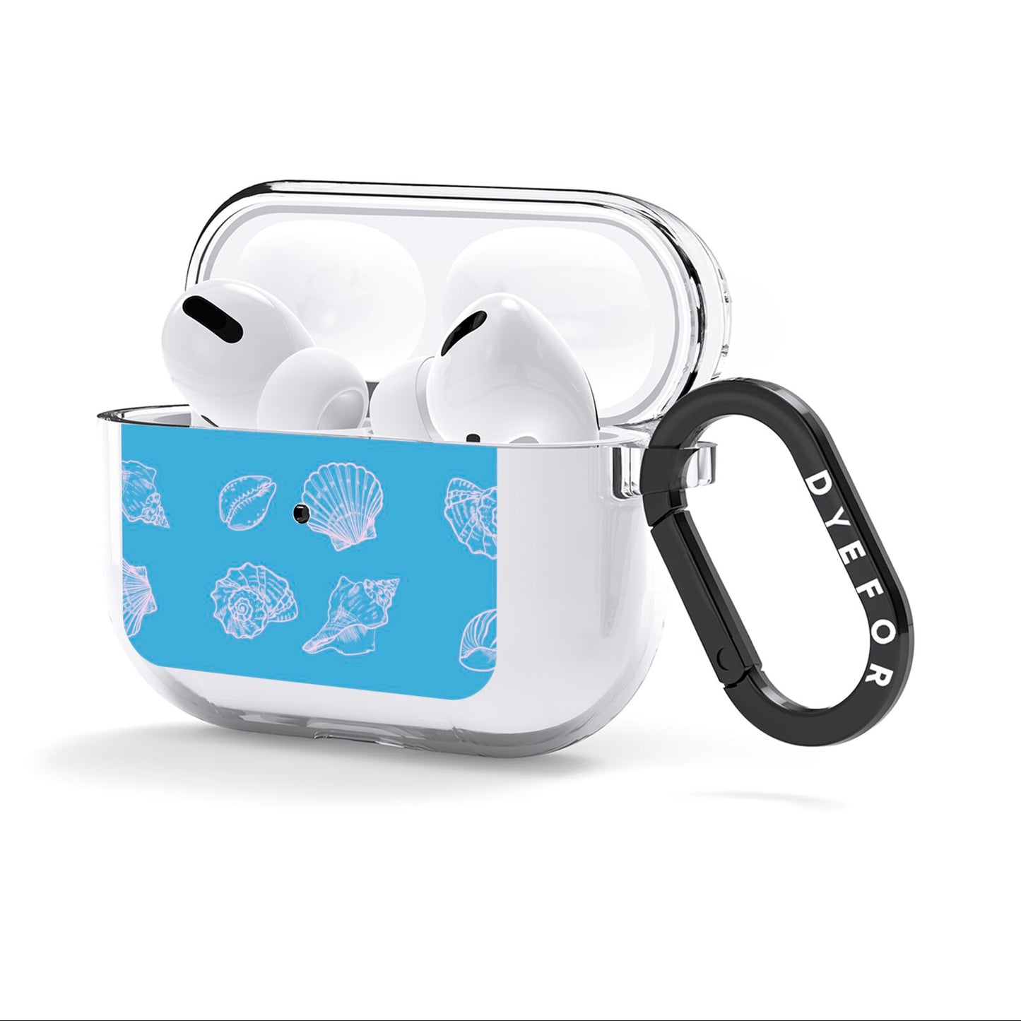 Beach Shell AirPods Clear Case 3rd Gen Side Image