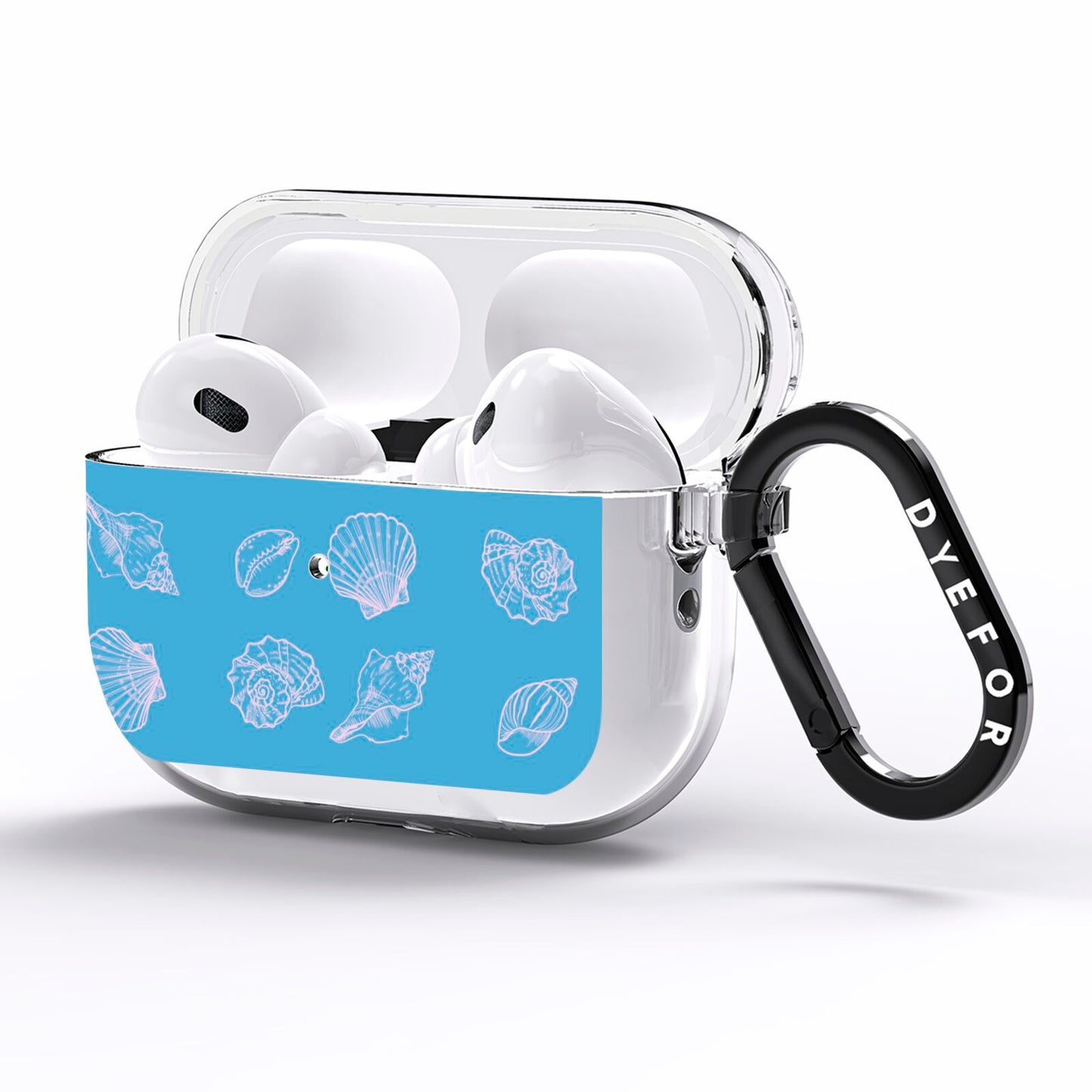 Beach Shell AirPods Pro Clear Case Side Image
