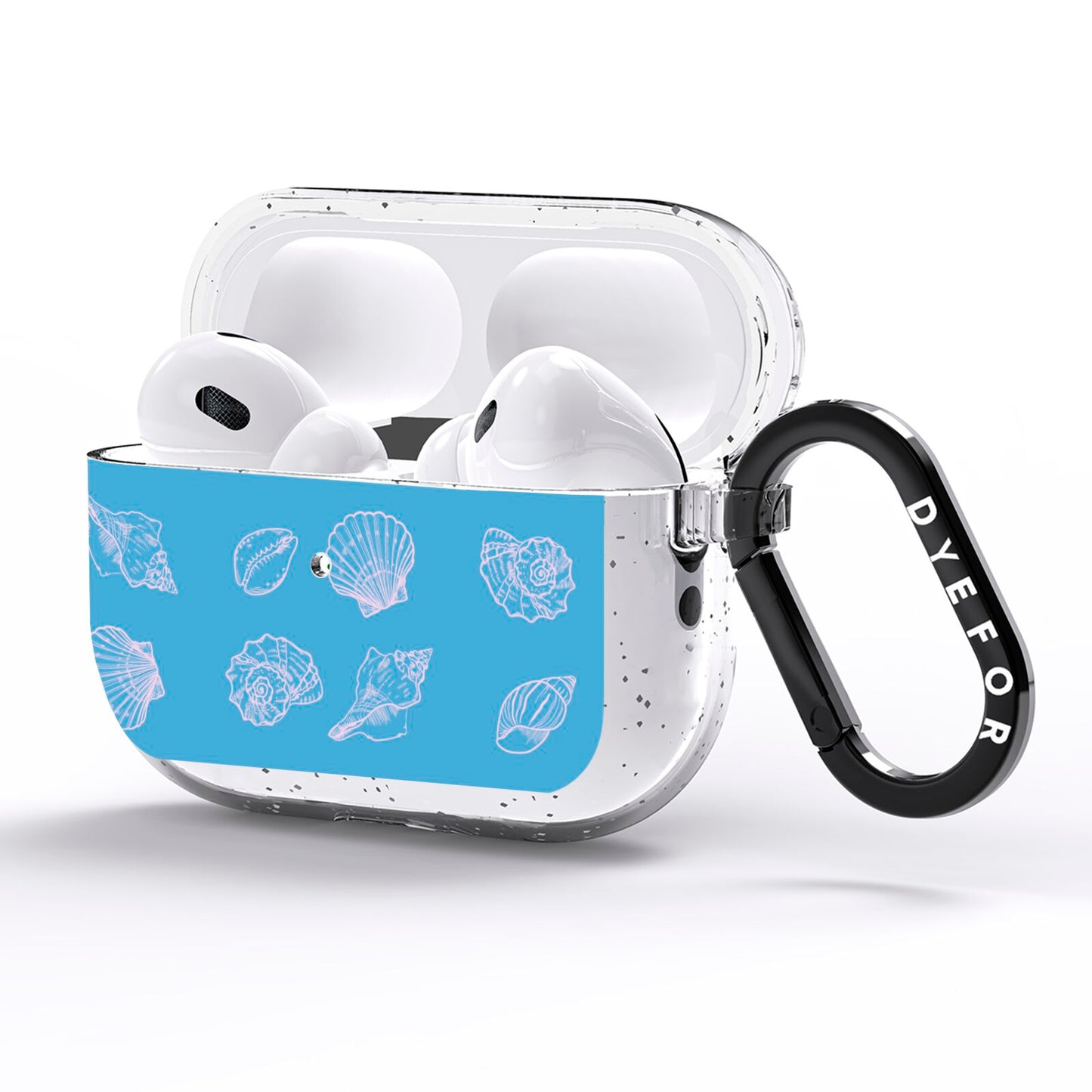 Beach Shell AirPods Pro Glitter Case Side Image