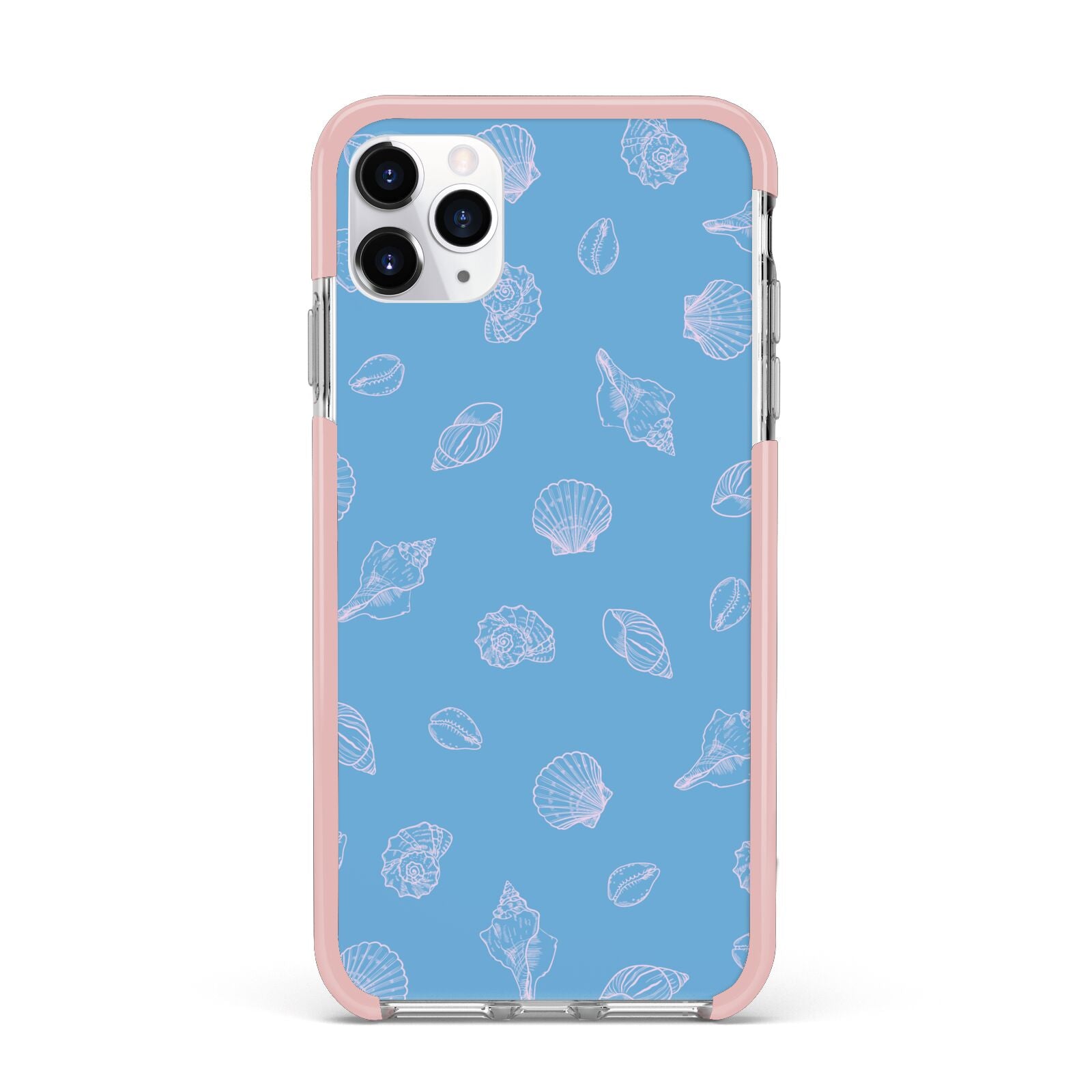 Beach Shell iPhone 11 Pro Max Impact Pink Edge Case