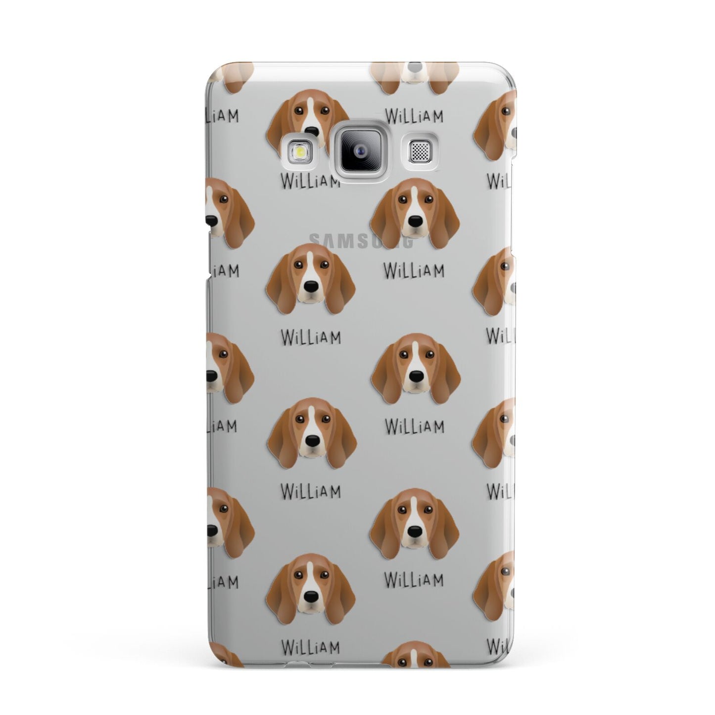 Beagle Icon with Name Samsung Galaxy A7 2015 Case