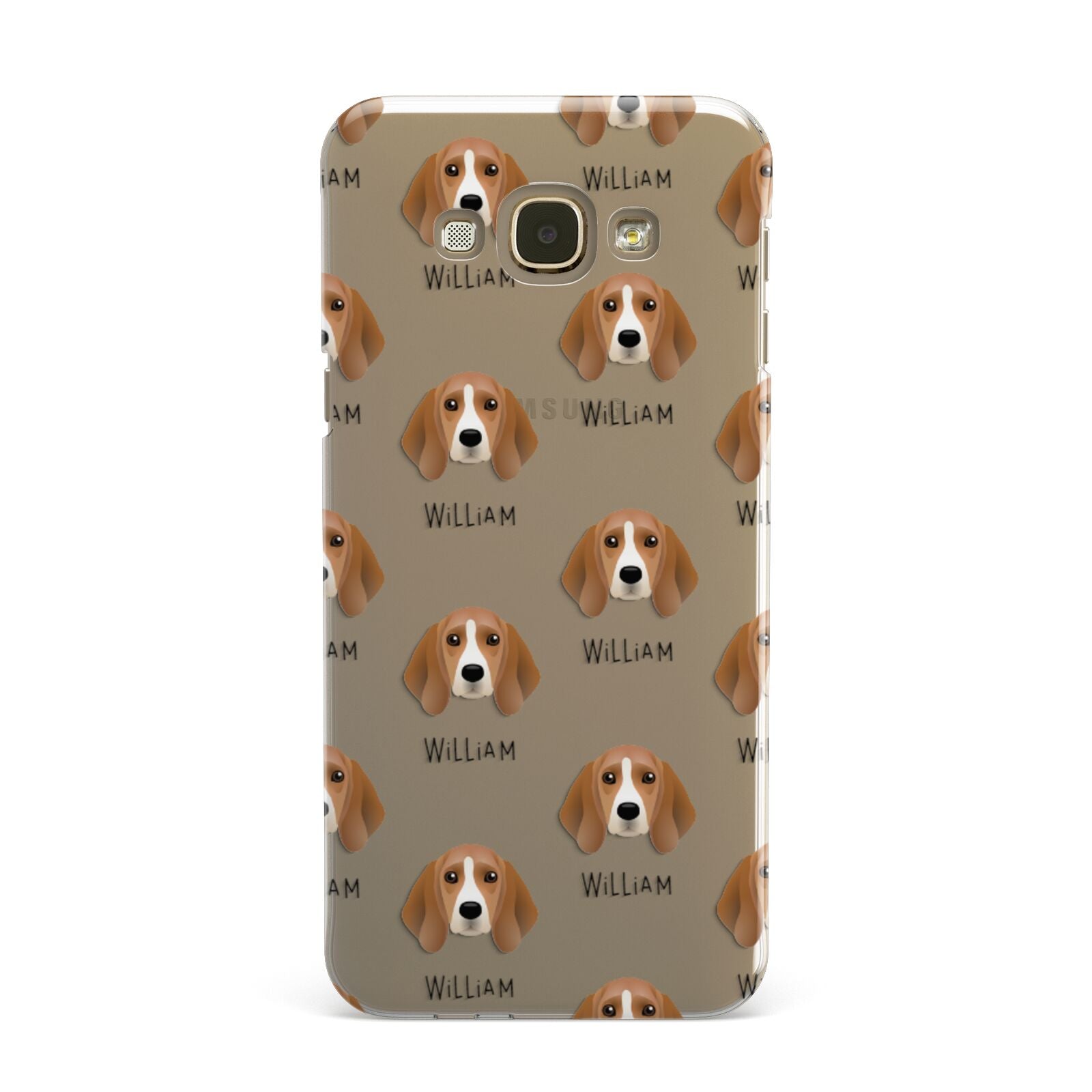 Beagle Icon with Name Samsung Galaxy A8 Case