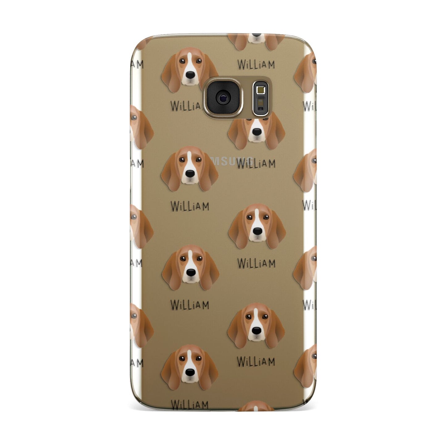 Beagle Icon with Name Samsung Galaxy Case