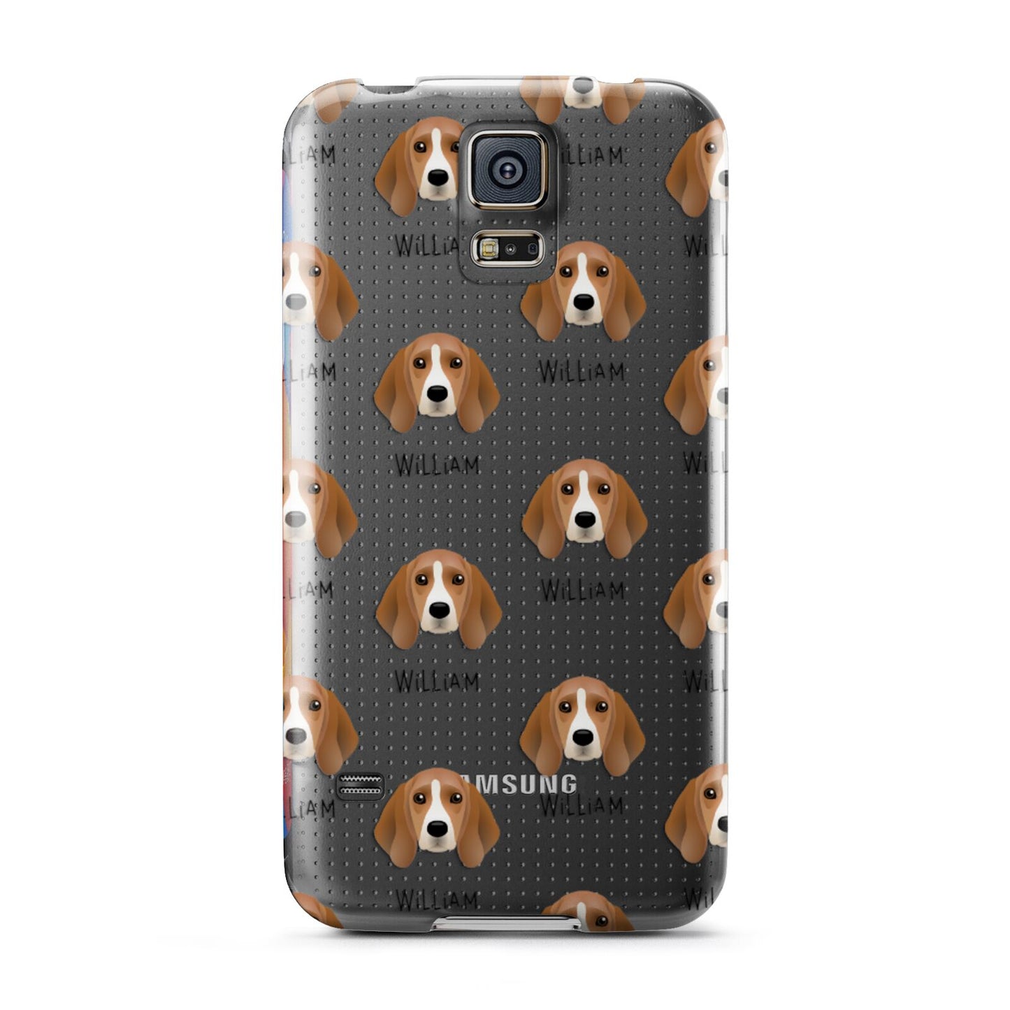 Beagle Icon with Name Samsung Galaxy S5 Case