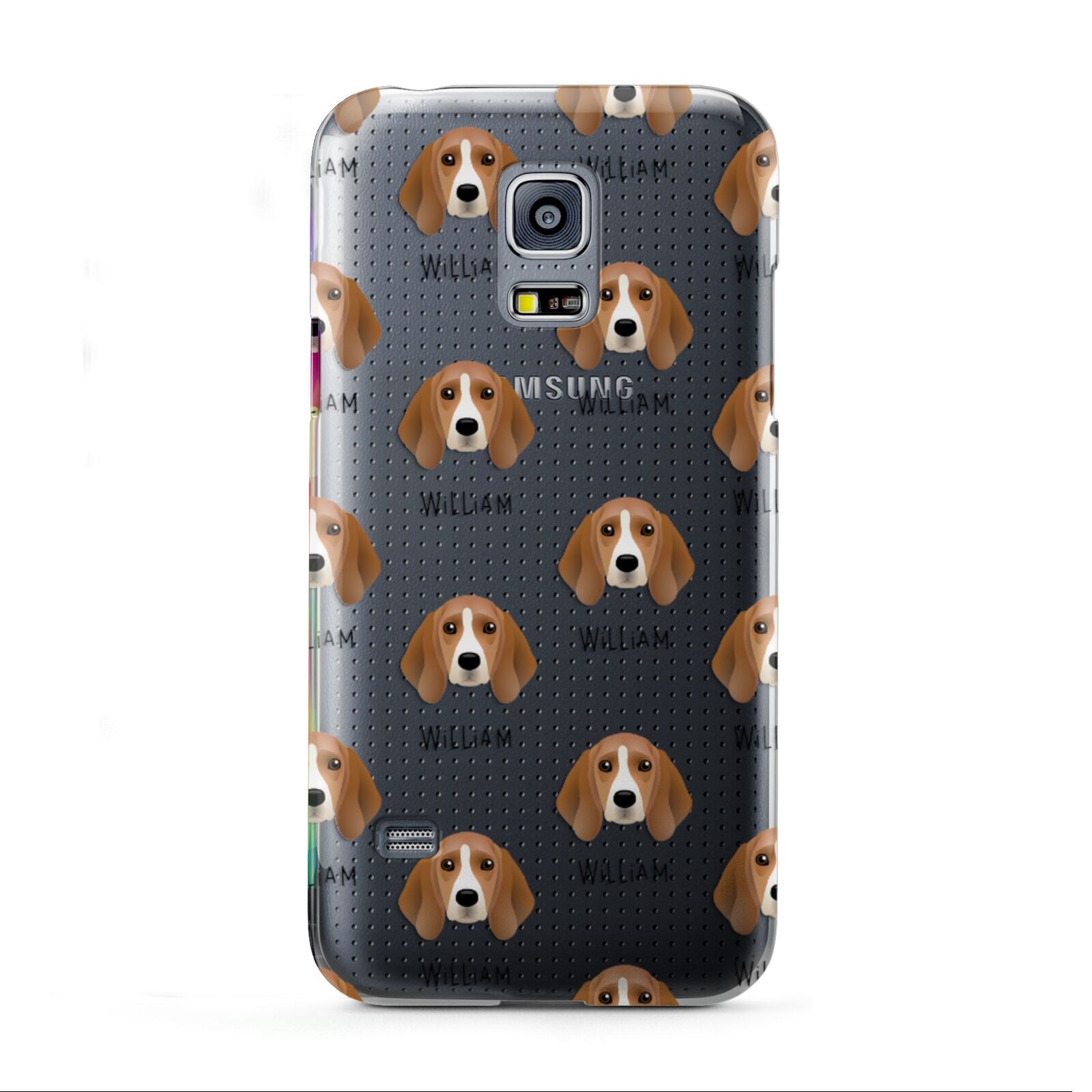 Beagle Icon with Name Samsung Galaxy S5 Mini Case