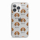 Beagle Icon with Name iPhone 13 Pro TPU Impact Case with White Edges