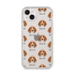 Beagle Icon with Name iPhone 14 Plus Clear Tough Case Starlight