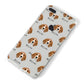 Beagle Icon with Name iPhone 8 Plus Bumper Case on Silver iPhone Alternative Image