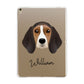 Beagle Personalised Apple iPad Gold Case