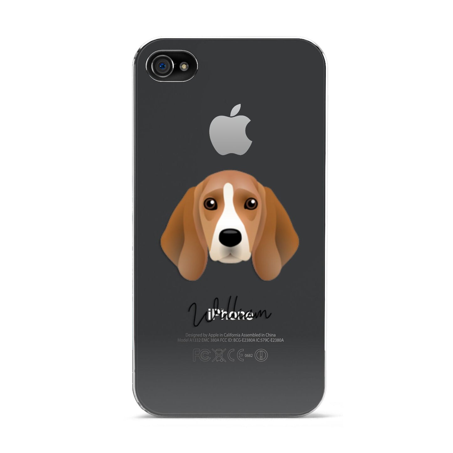 Beagle Personalised Apple iPhone 4s Case