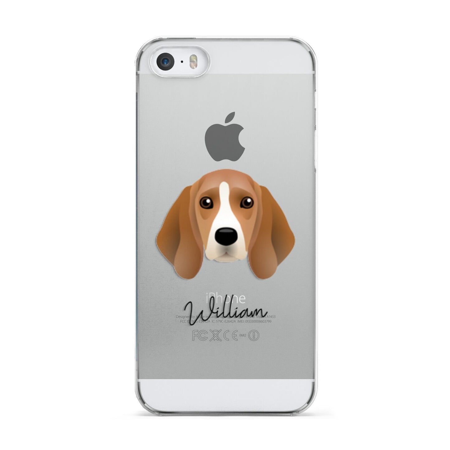 Beagle Personalised Apple iPhone 5 Case