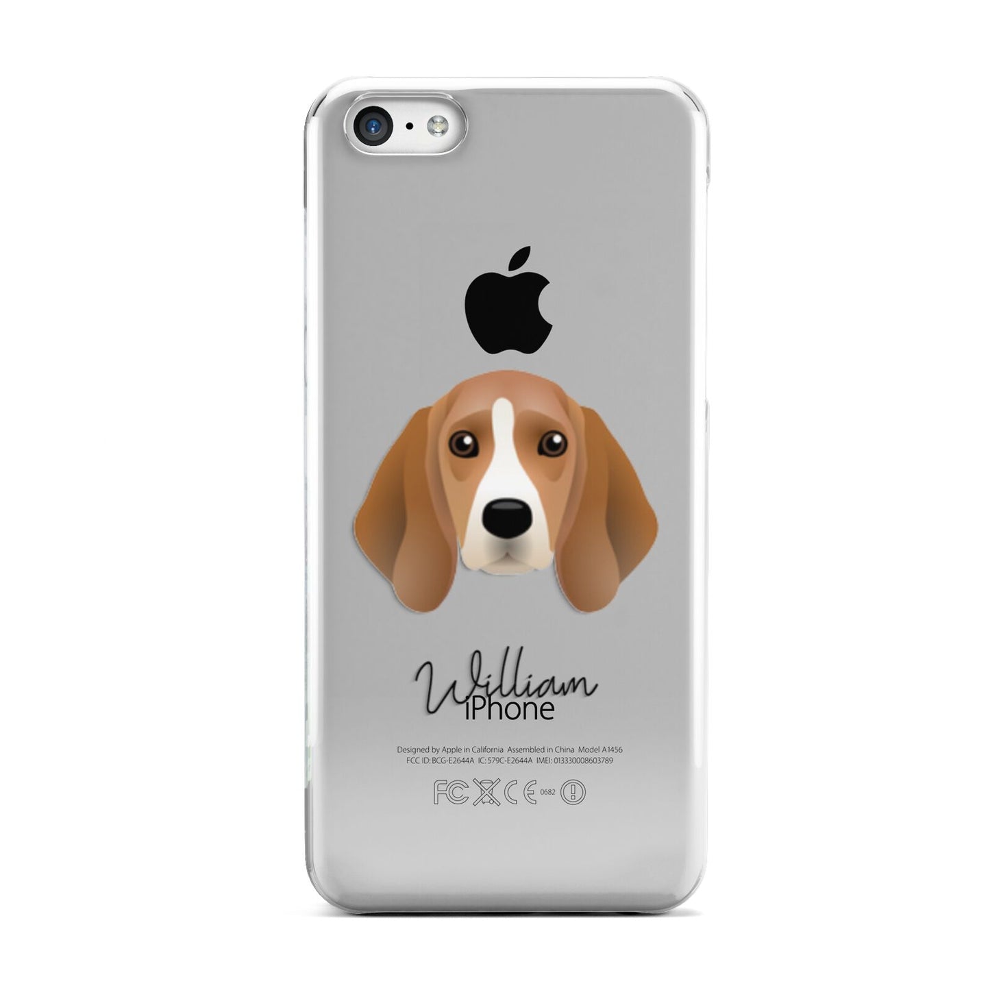 Beagle Personalised Apple iPhone 5c Case