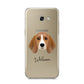 Beagle Personalised Samsung Galaxy A5 2017 Case on gold phone