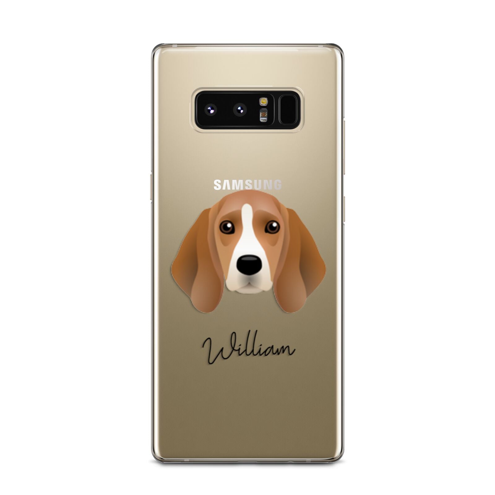 Beagle Personalised Samsung Galaxy Note 8 Case
