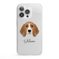 Beagle Personalised iPhone 13 Pro Clear Bumper Case