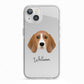 Beagle Personalised iPhone 13 TPU Impact Case with White Edges