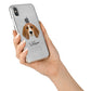 Beagle Personalised iPhone X Bumper Case on Silver iPhone Alternative Image 2