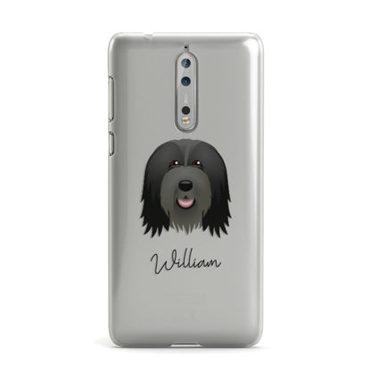 Bearded Collie Personalised Nokia Case