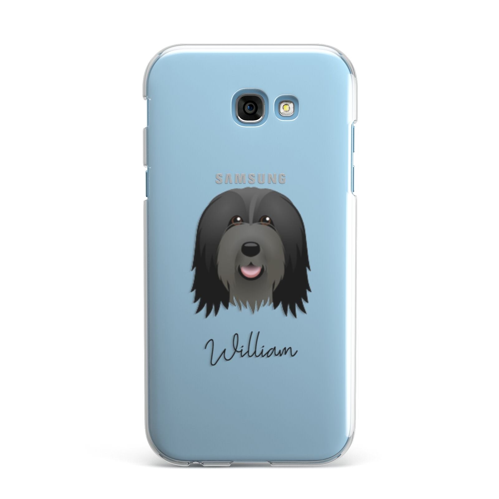 Bearded Collie Personalised Samsung Galaxy A7 2017 Case