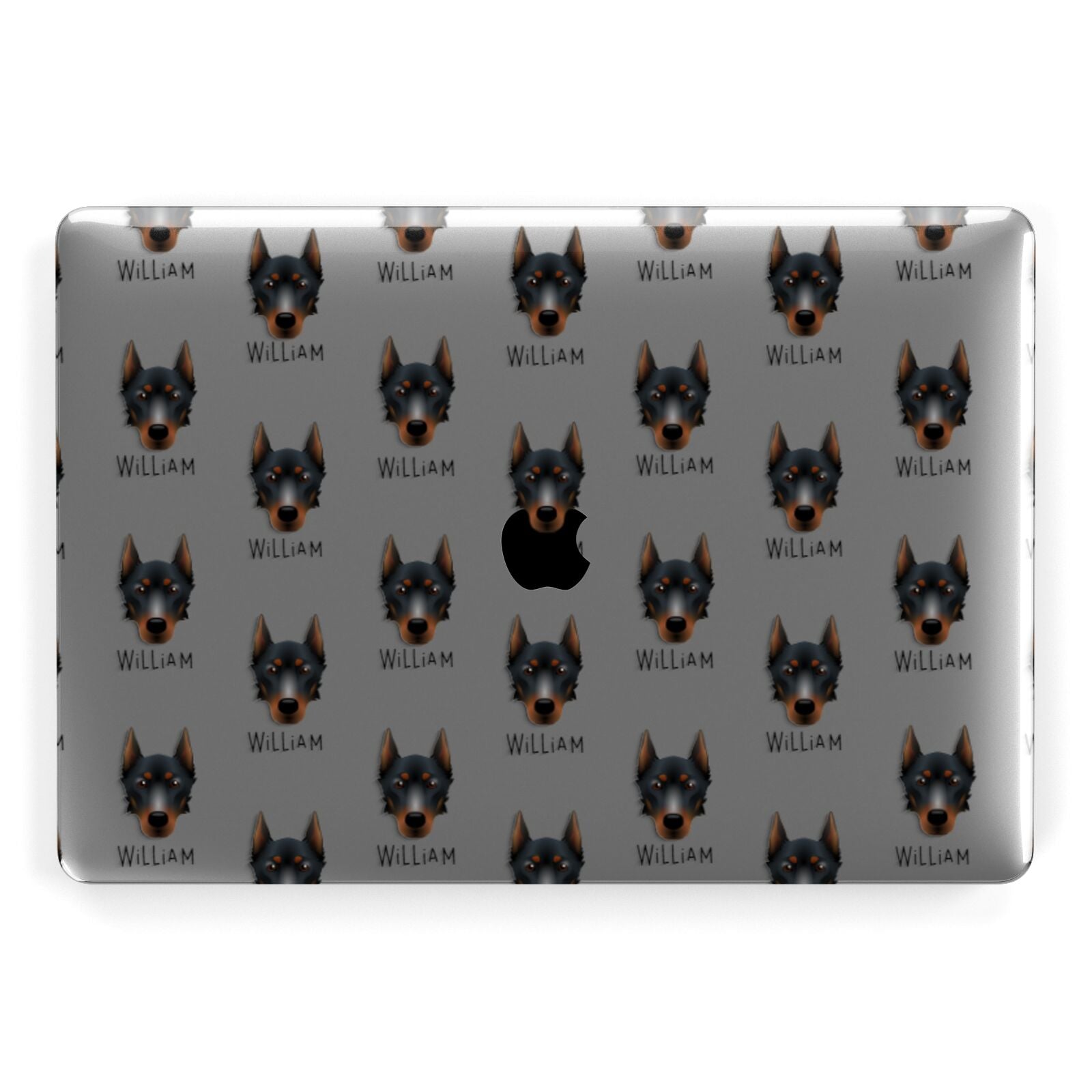 Beauceron Icon with Name Apple MacBook Case