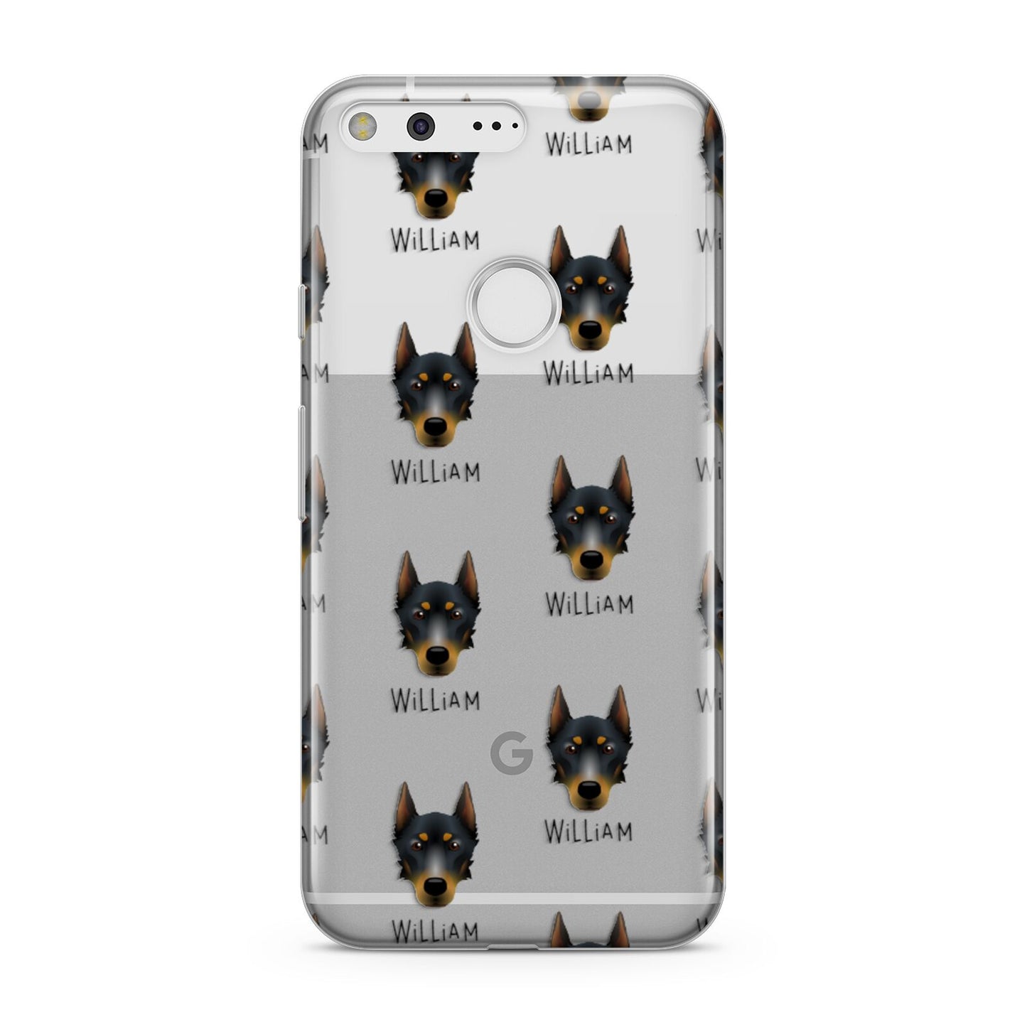 Beauceron Icon with Name Google Pixel Case