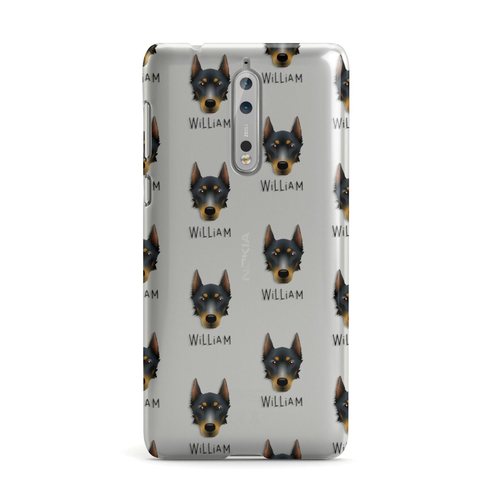 Beauceron Icon with Name Nokia Case